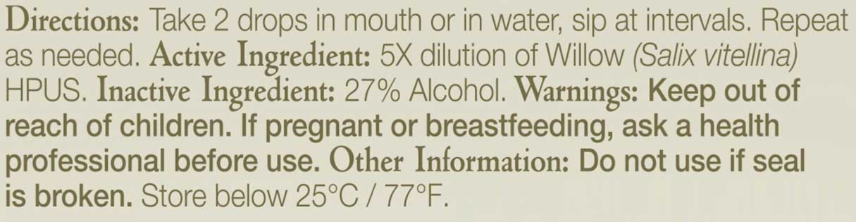 Bach Flower Remedies Willow