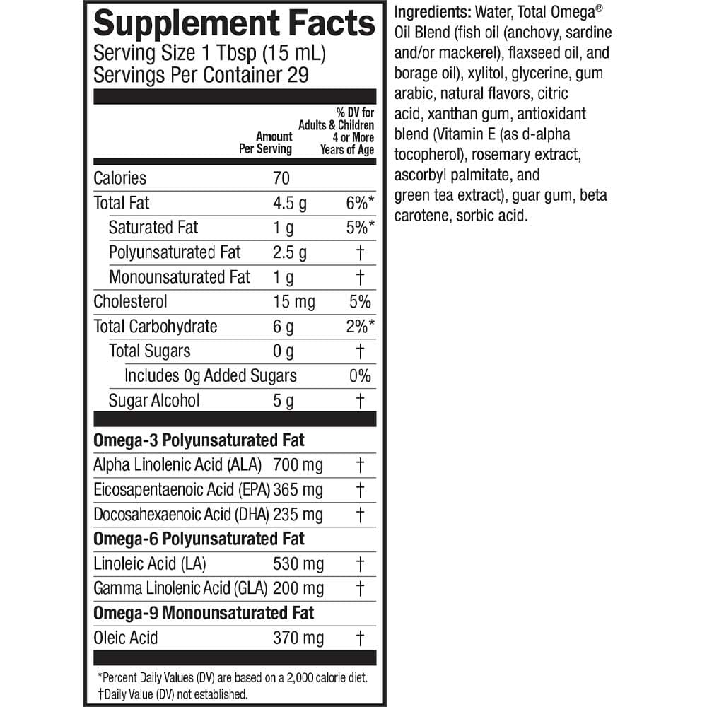 Barlean's Organic Oils Seriously Delicious™ Total Omega® Orange Crème