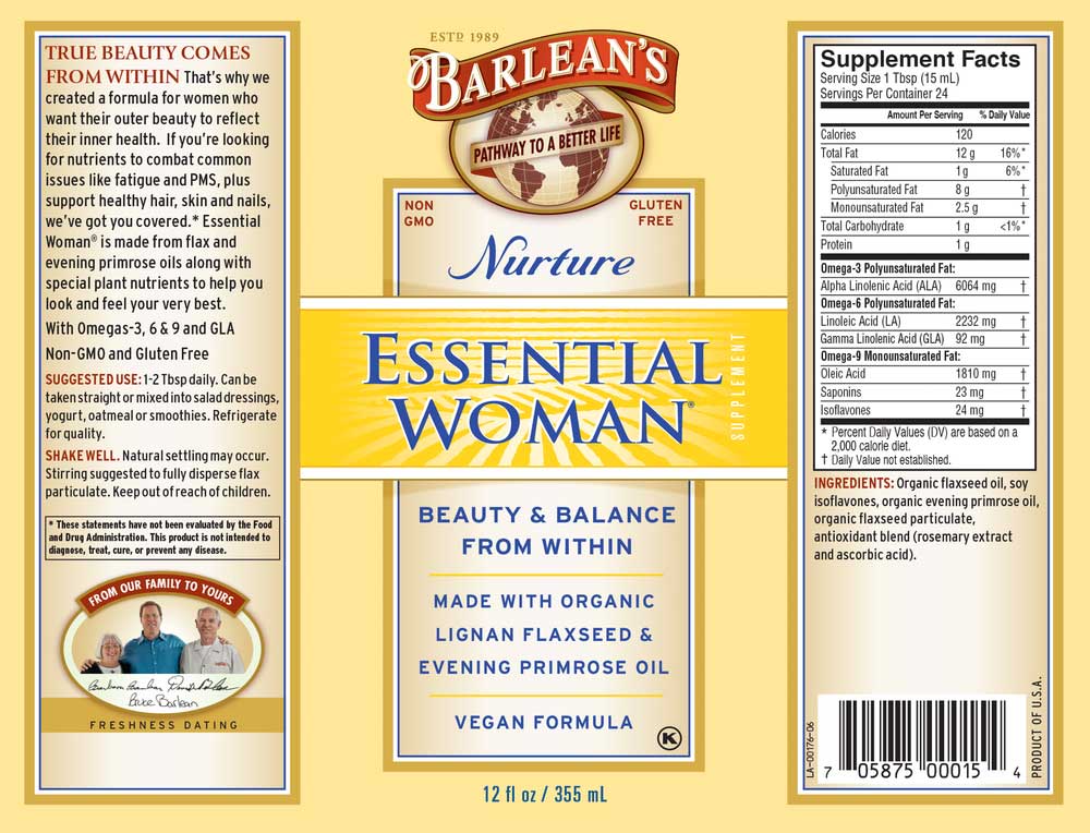 Barlean's Organic Oils Essential Woman