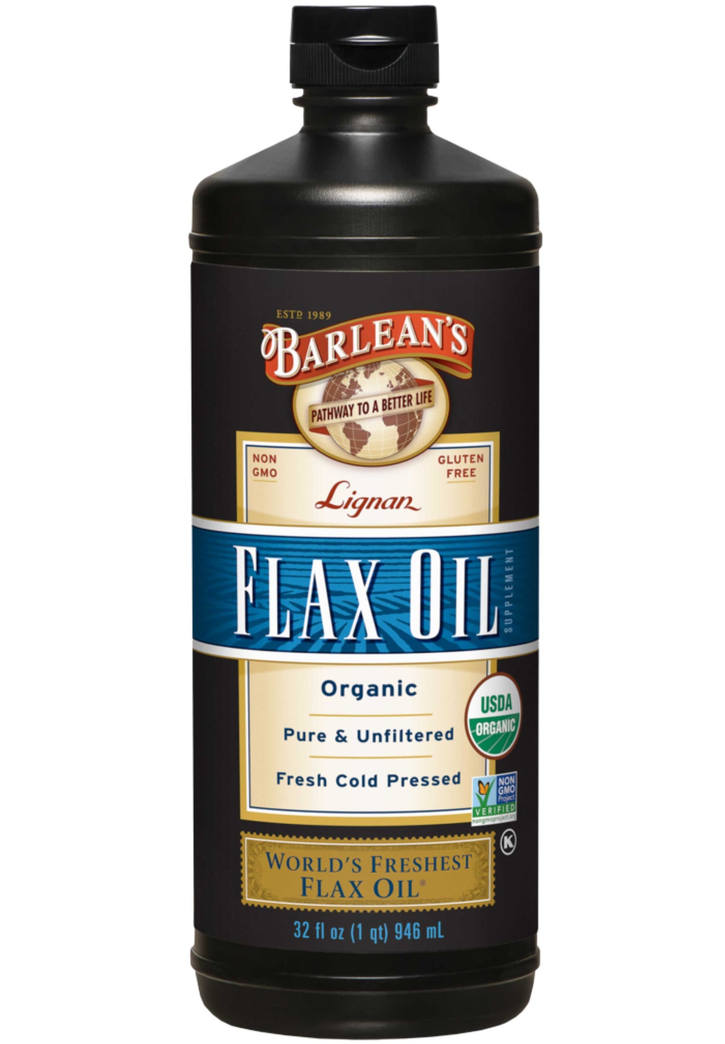 Barlean's Organic Oils Lignan Flax Oil
