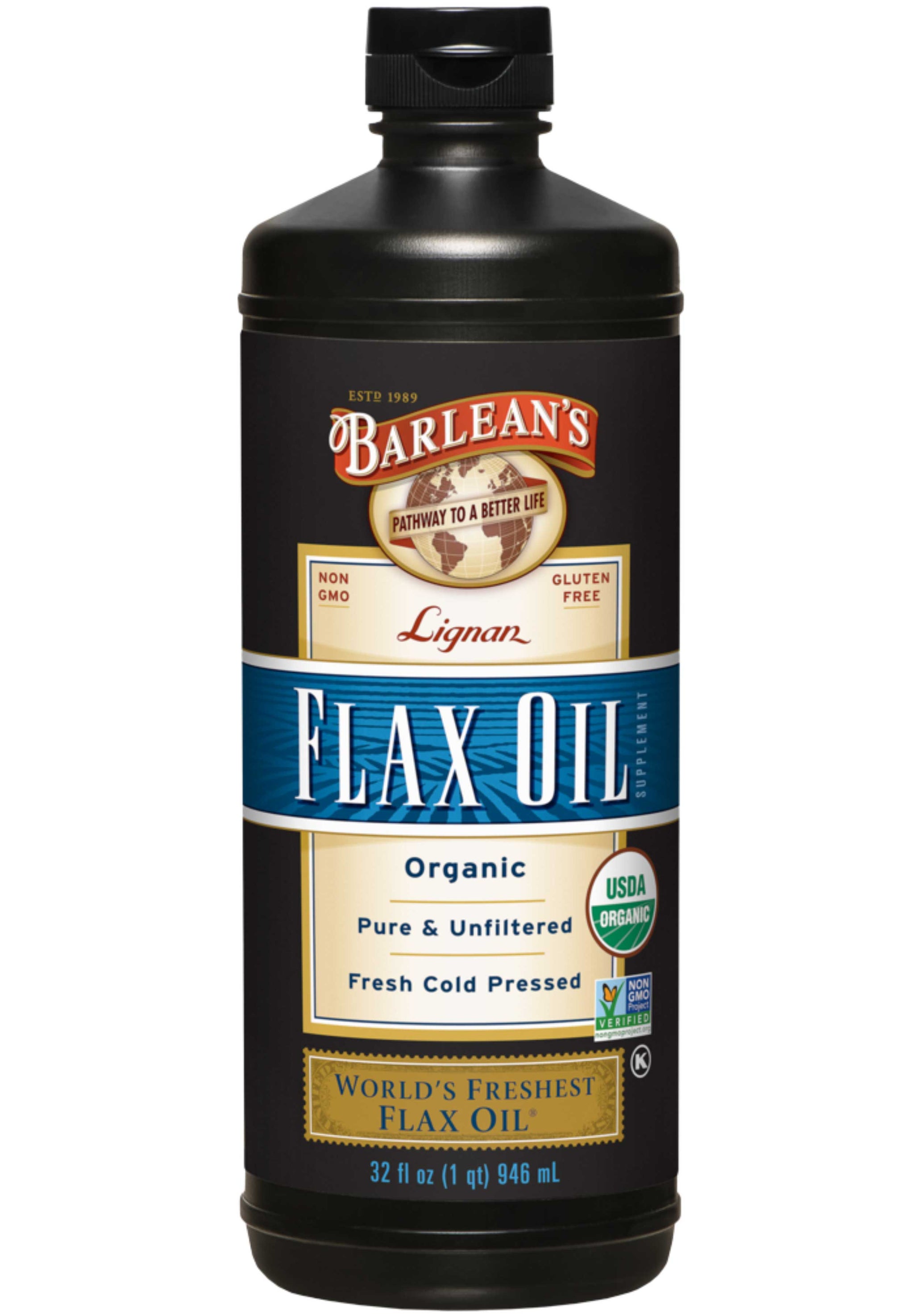 Barlean's Organic Oils Lignan Flax Oil