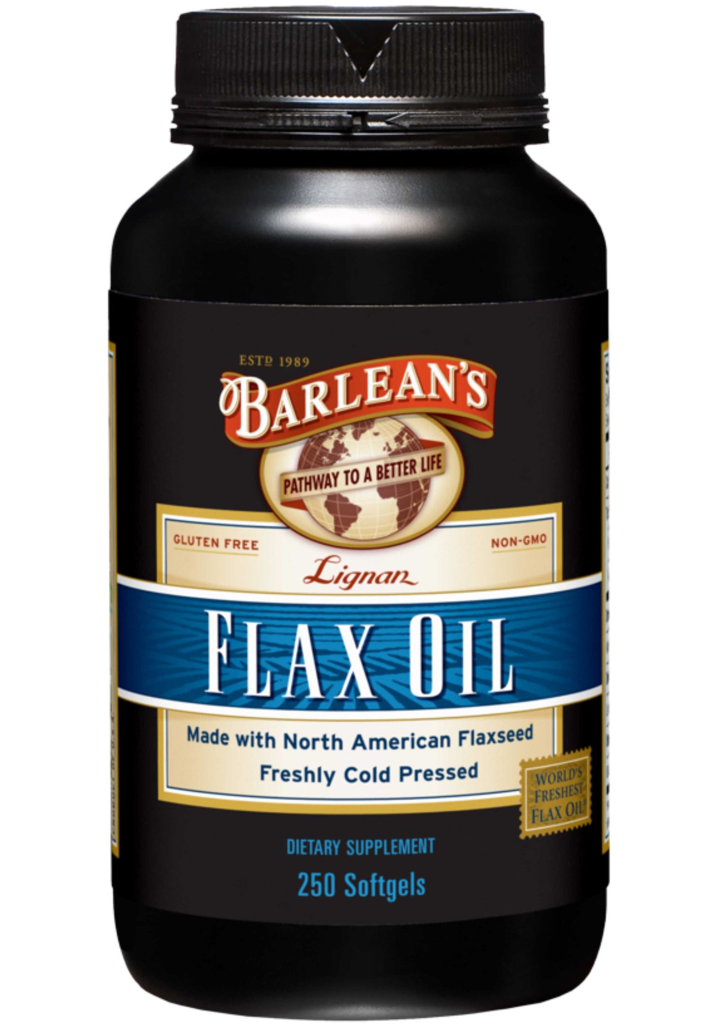 Barlean's Organic Oils Lignan Flax Oil Softgels