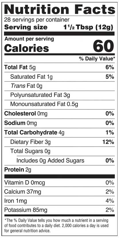Barlean's Organic Oils Organic Flax Chia Coconut Seed Blend