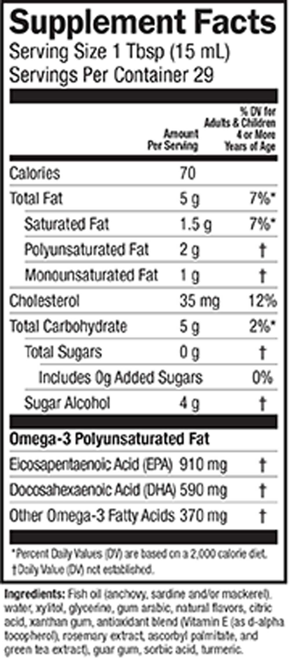 Barlean's Organic Oils Seriously Delicious™ Omega-3 High Potency Fish Oil Key Lime Pie