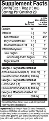 Barlean's Organic Oils Seriously Delicious™ Total Omega® Vegan Pomegranate Blueberry Smoothie