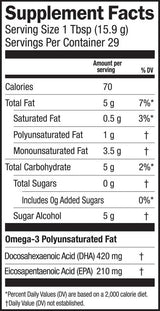 Barlean's Organic Oils Seriuosly Delicious Omega-3 from Algae Oil Ginger Peach