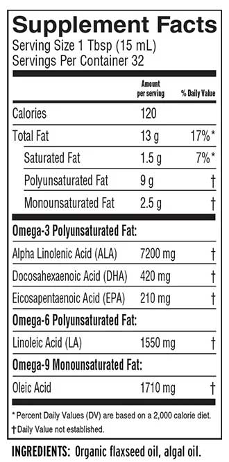 Barlean's Organic Oils Vegan Omega