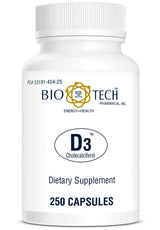 Bio-Tech Pharmacal D3 (1000 IU) 250 caps