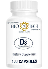 Bio-Tech Pharmacal D3 (1000 IU) 100 caps