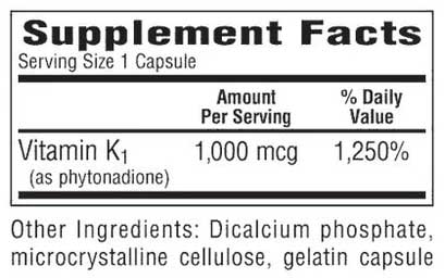 Bio-Tech Pharmacal K1-1000 (Vitamin K1)