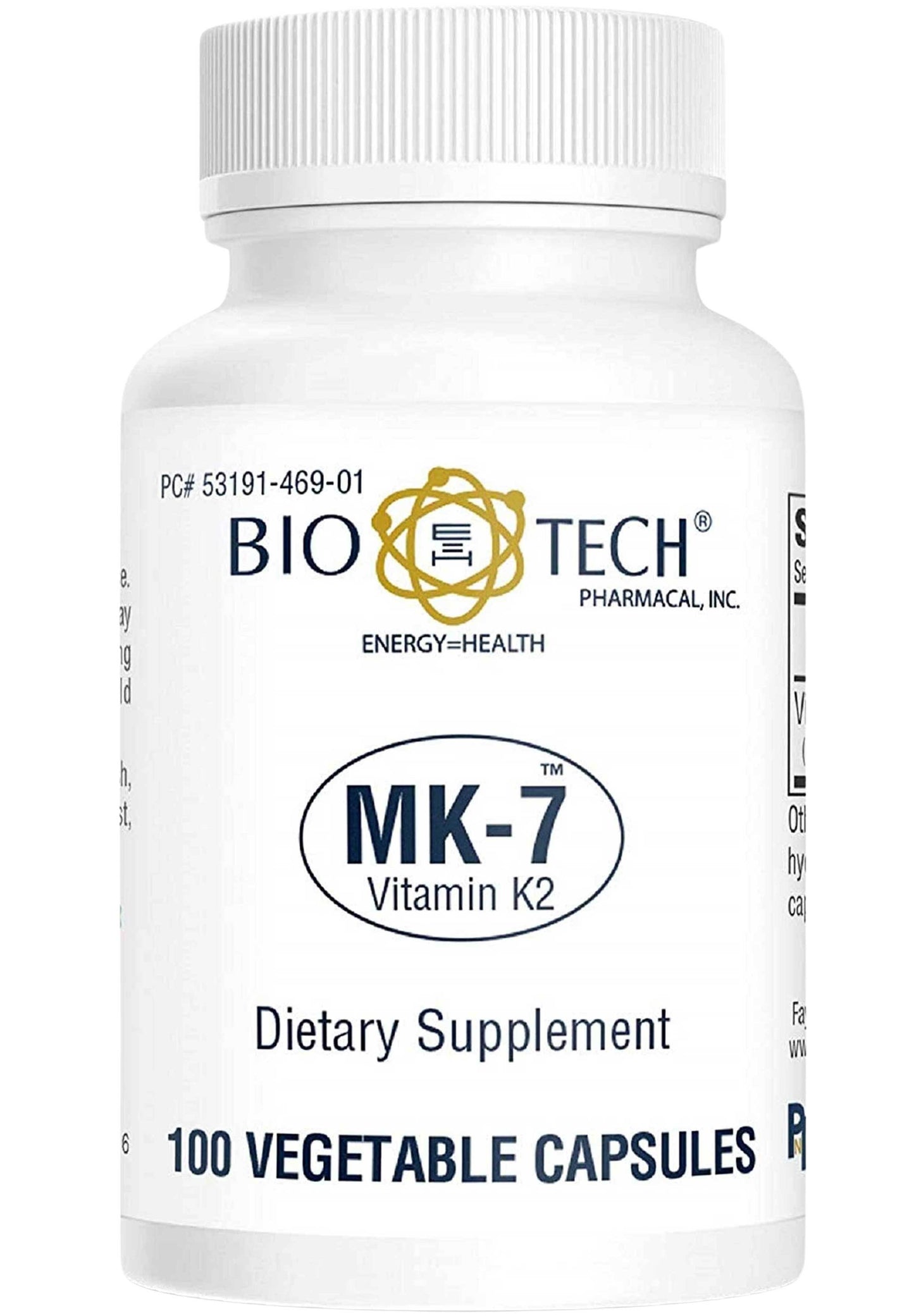 Bio-Tech Pharmacal MK-7 (Vitamin K2) 150 mcg