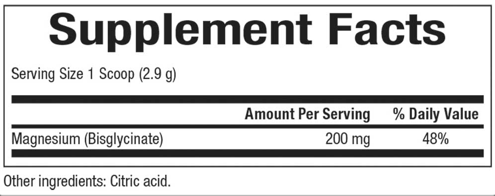 Bioclinic Naturals Magnesium Bisglycinate