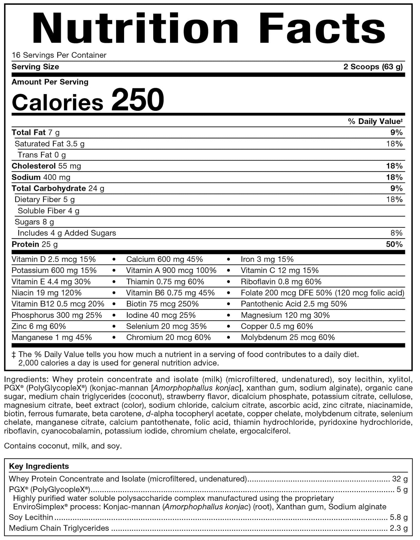 Bioclinic Naturals PGX Weight Loss Meal Replacement