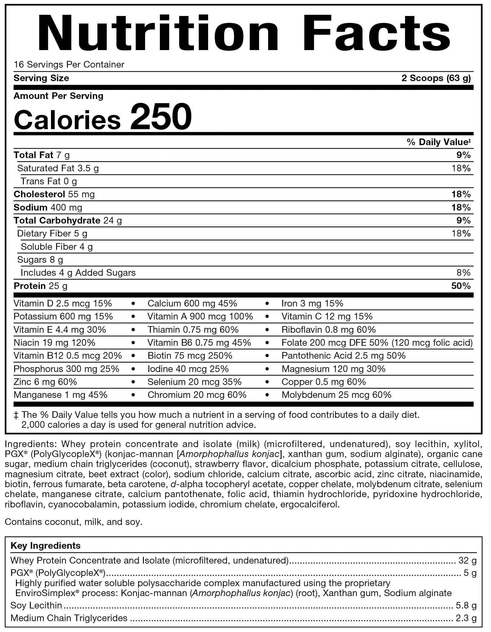 Bioclinic Naturals PGX Weight Loss Meal Replacement