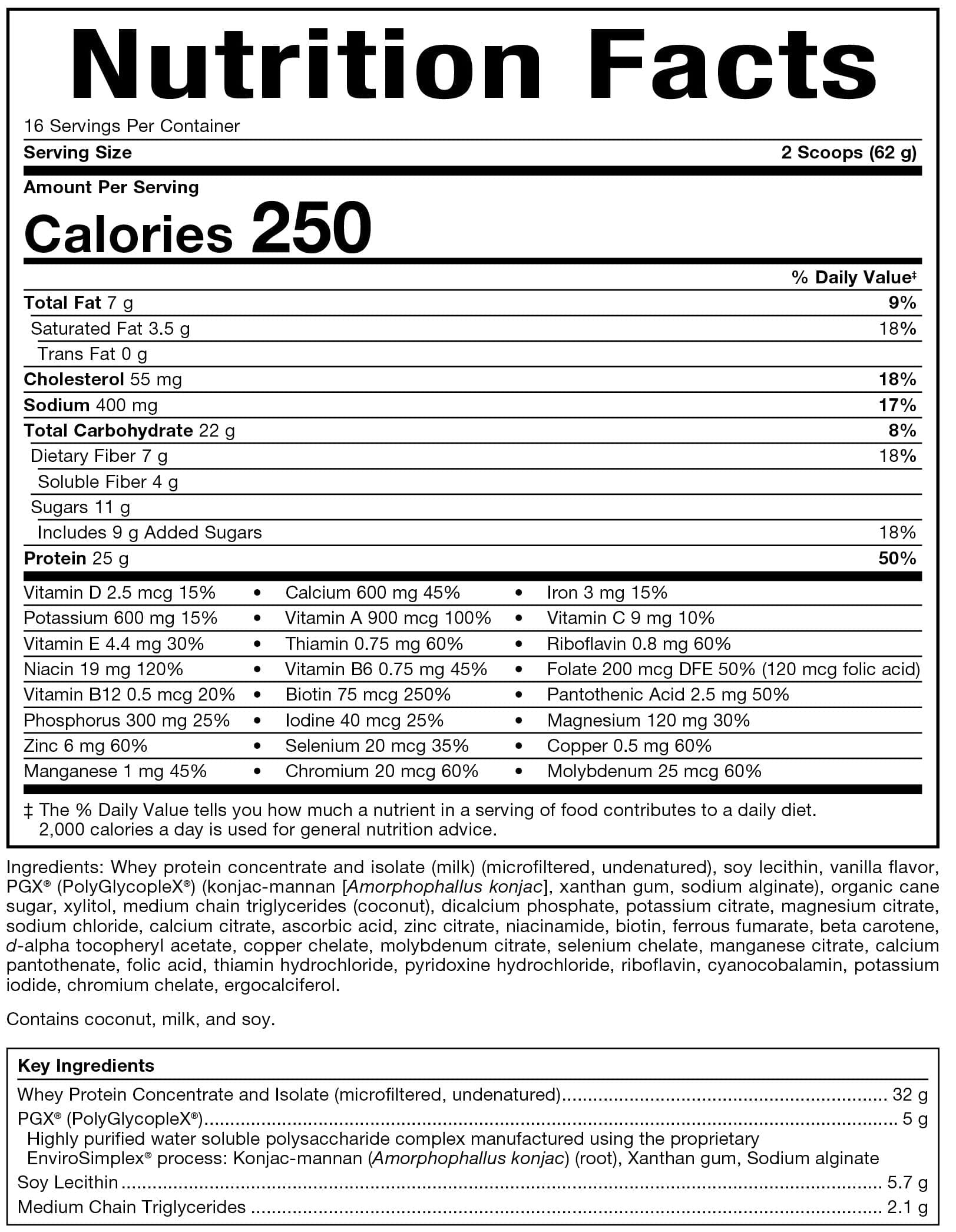 Bioclinic Naturals PGX Weight Loss Meal Replacement