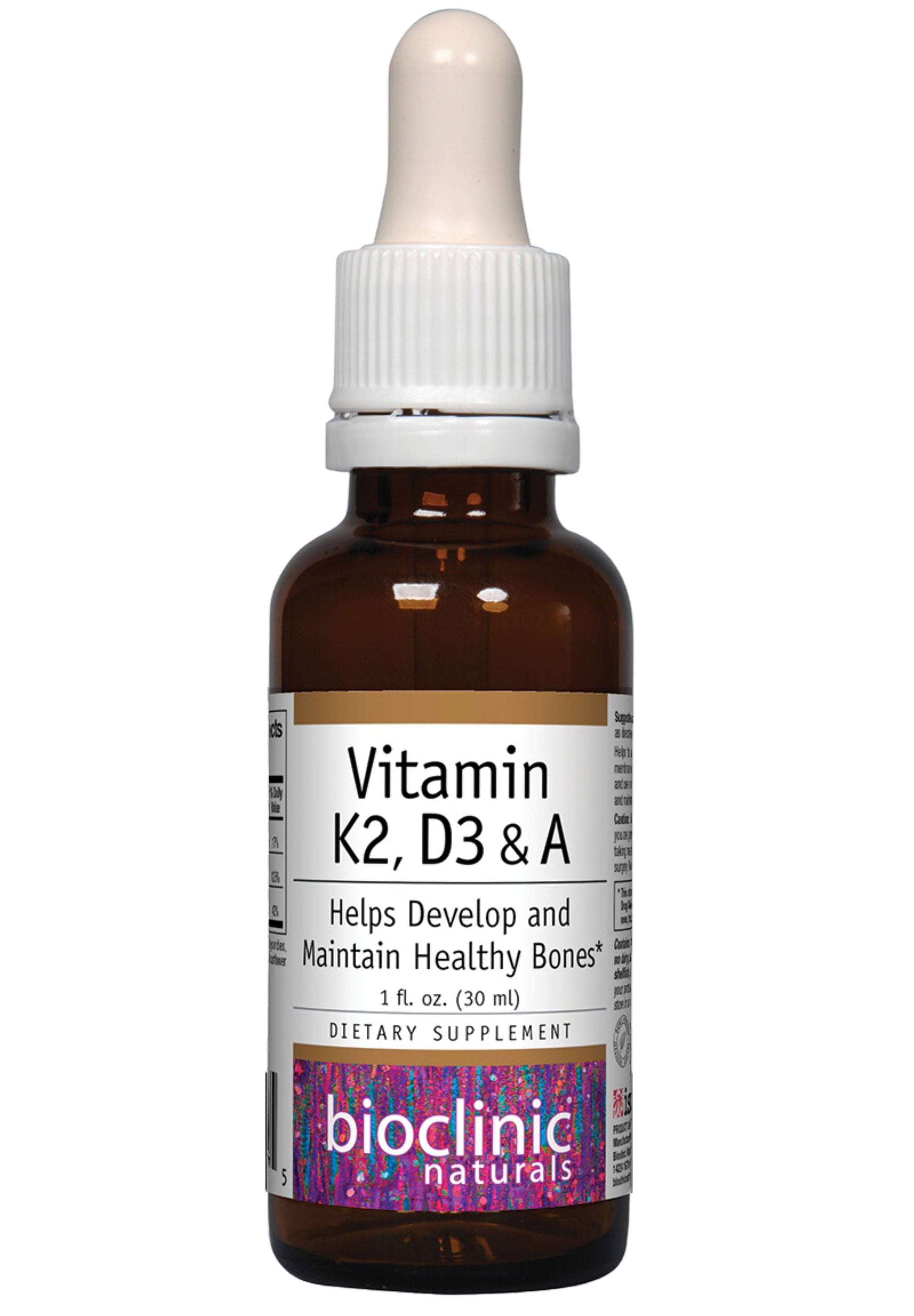 Bioclinic Naturals Vitamin K2, D3 & A
