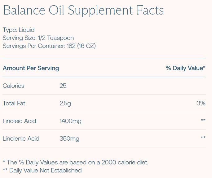 BodyBio Balance Oil Liquid