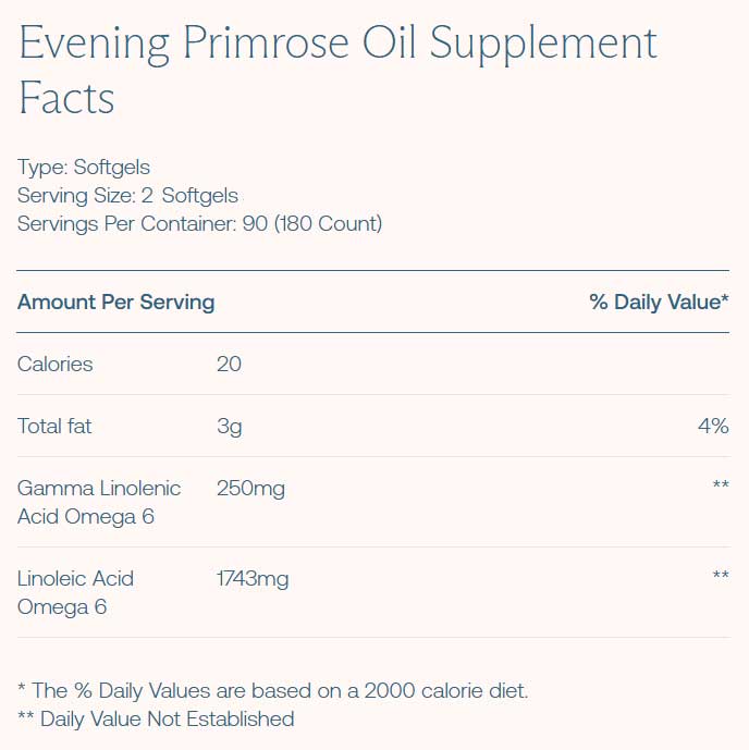 BodyBio Evening Primrose Oil