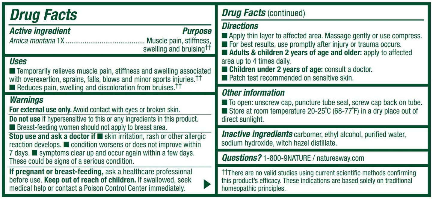 Boericke & Tafel Arniflora Arnica Gel