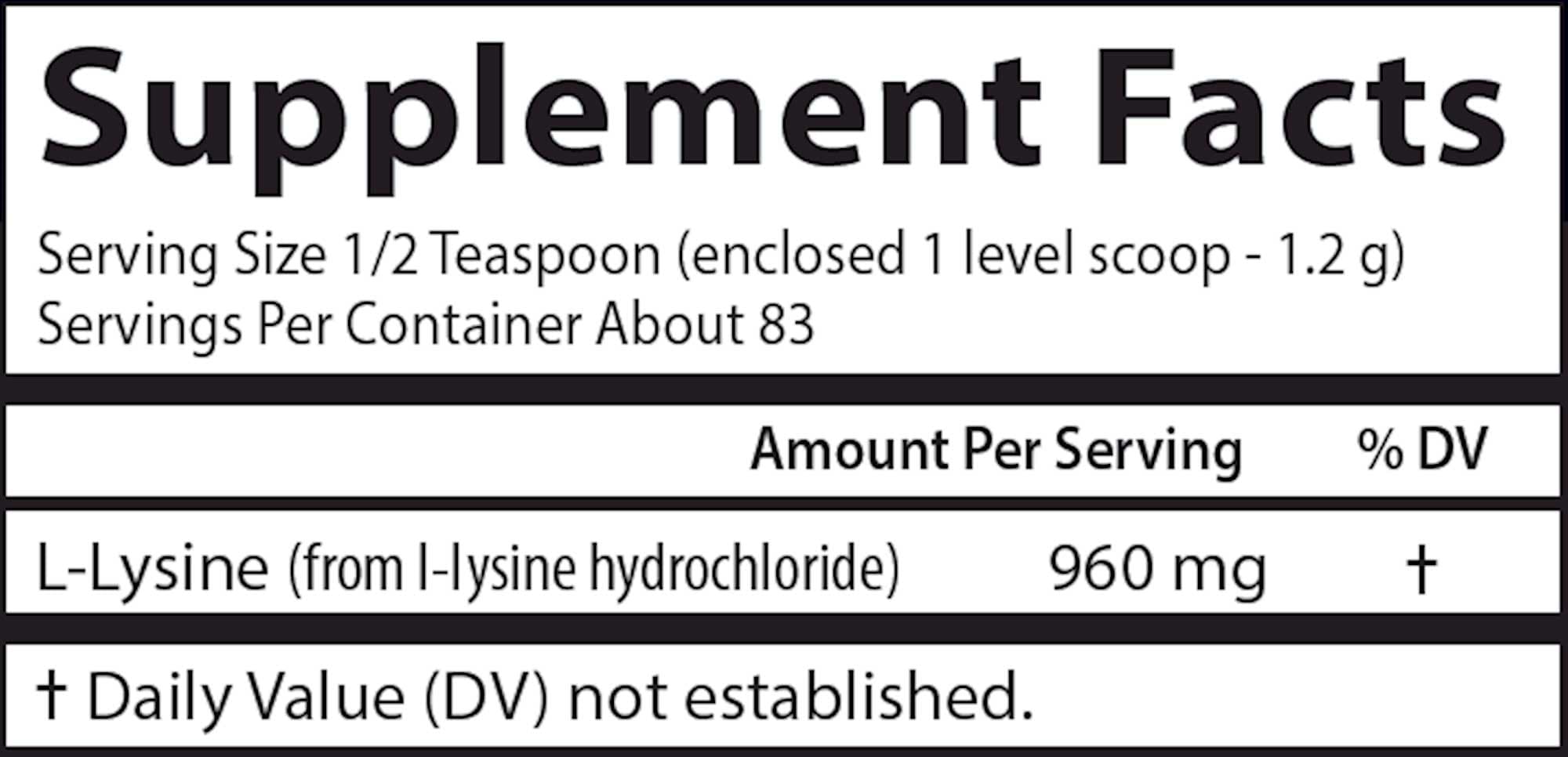 Carlson Labs L-Lysine Powder