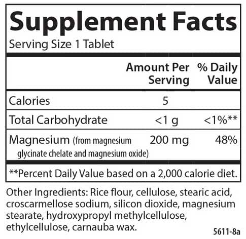 Carlson Labs Chelated Magnesium Glycinate 200 mg