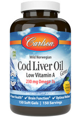Carlson Labs Cod Liver Oil Gems Low Vitamin A