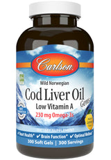 Carlson Labs Cod Liver Oil Gems Low Vitamin A