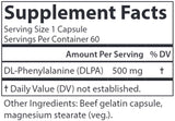 Carlson Labs DLPA DL-Phenylalanine