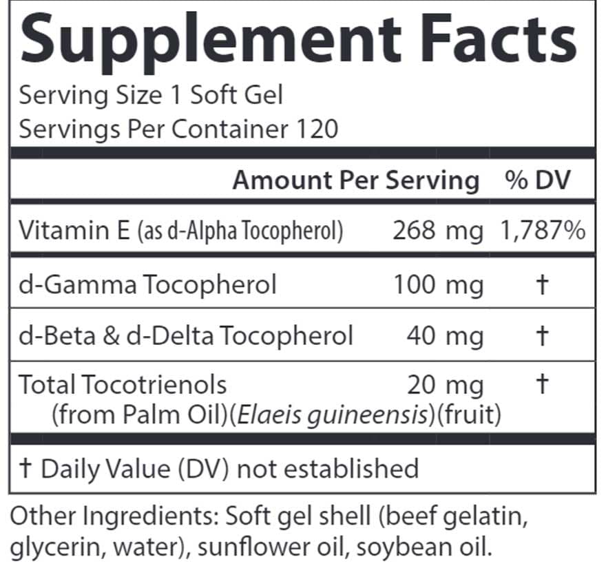Carlson Labs E-Gems® Elite 400 IU