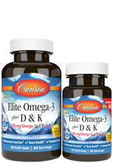 Carlson Labs Elite Omega-3 plus D & K