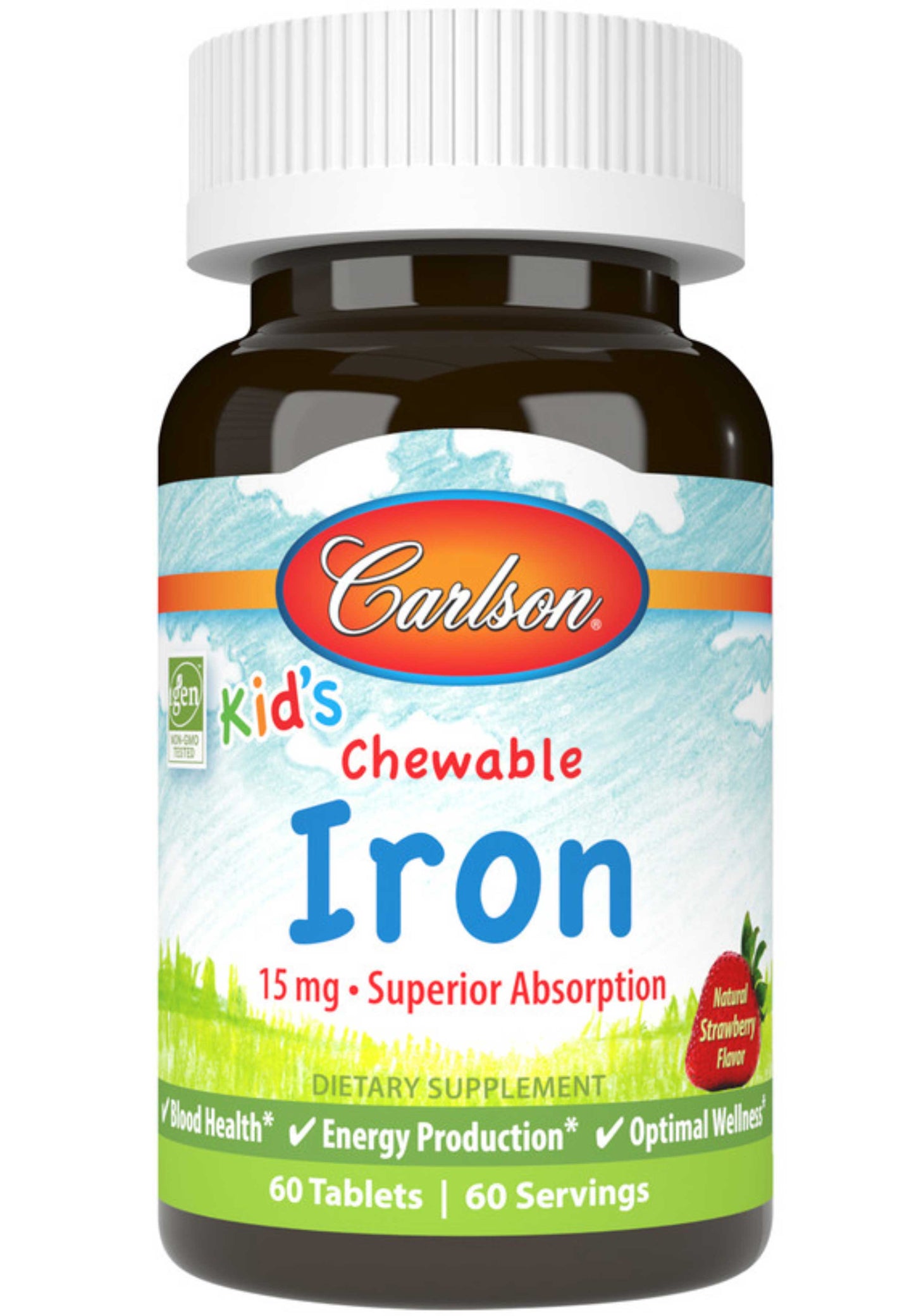 Carlson Labs Kid's Chewable Iron 15 mg