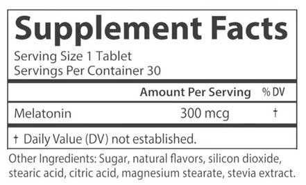 Carlson Labs Melatonin 300 mcg