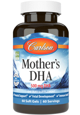 Carlson Labs Mother's DHA 500 mg
