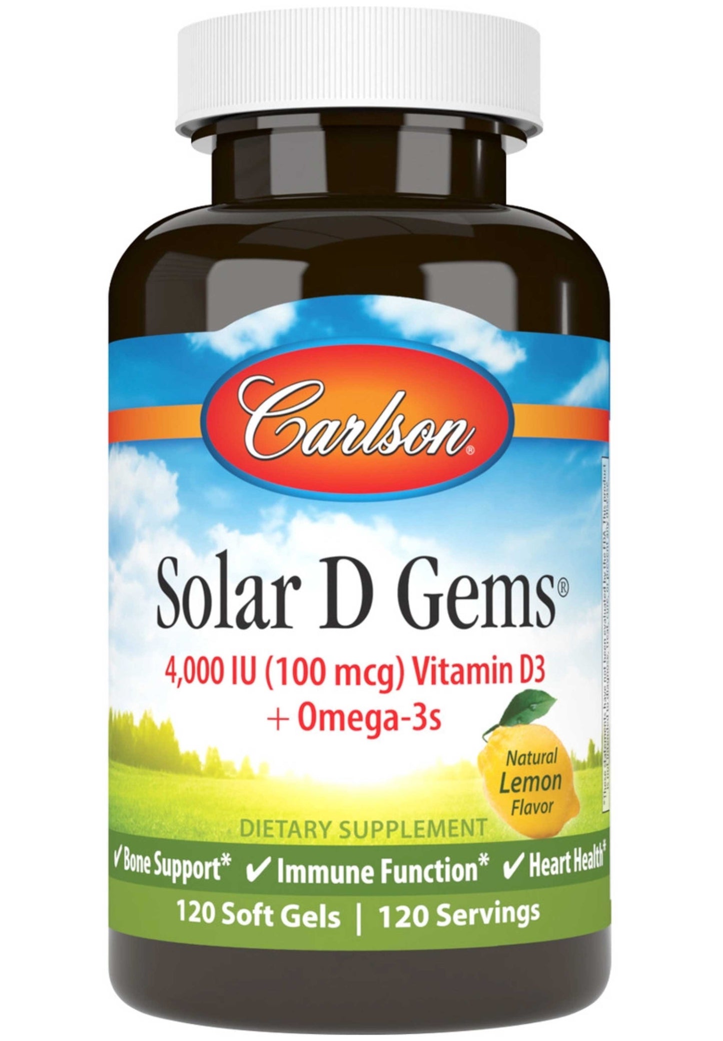 Carlson Labs Solar D Gems 4000 IU (100 mcg)