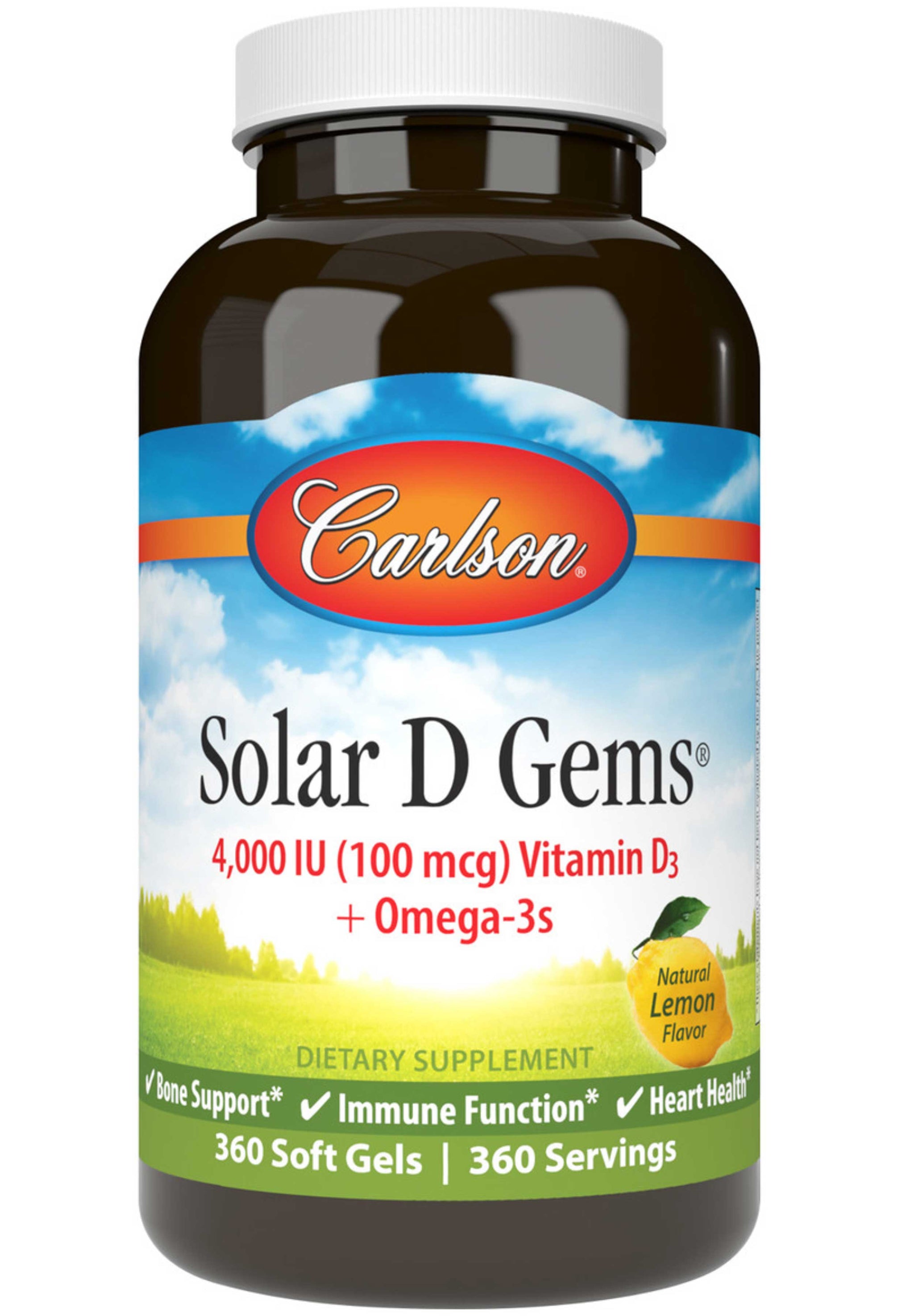 Carlson Labs Solar D Gems 4000 IU (100 mcg)