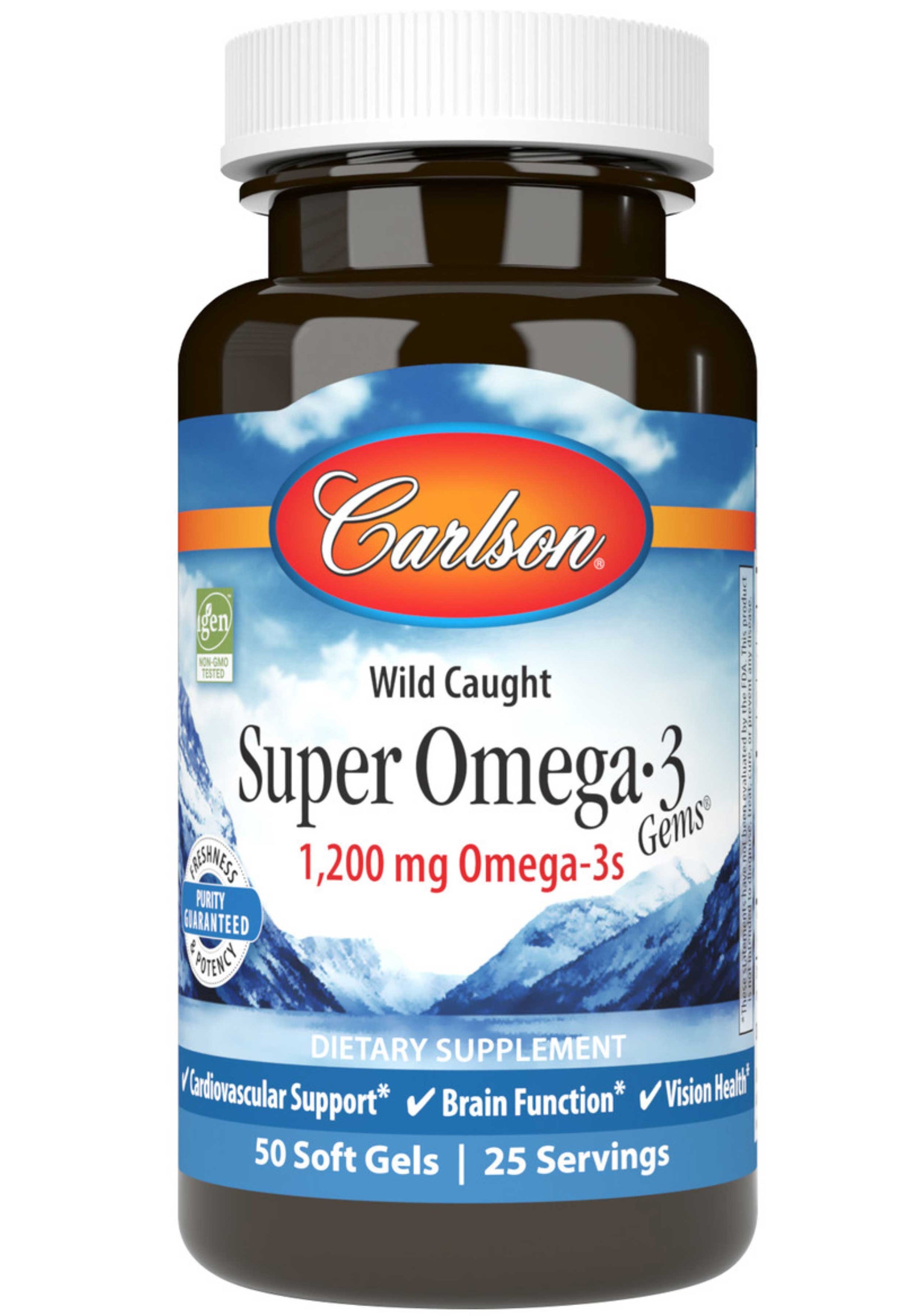 Carlson Labs Super Omega-3 Gems 1200 mg