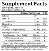 Carlson Labs The Very Finest Fish Oil 700 mg Omega-3s, Orange