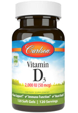 Carlson Labs Vitamin D3 2,000 IU (50 mcg)