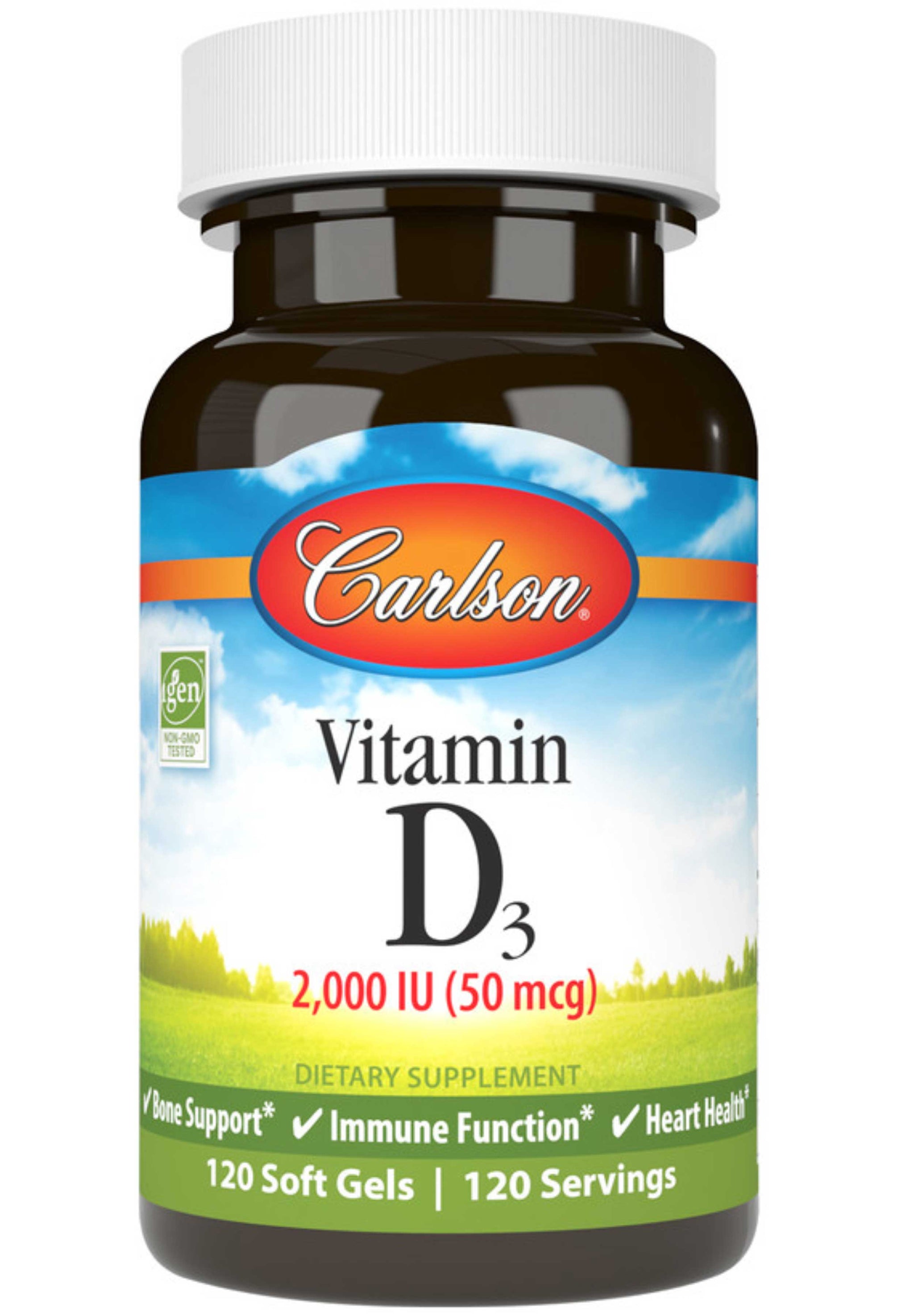 Carlson Labs Vitamin D3 2,000 IU (50 mcg)