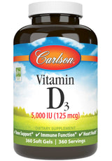 Carlson Labs Vitamin D3 5000 IU (125 mcg)