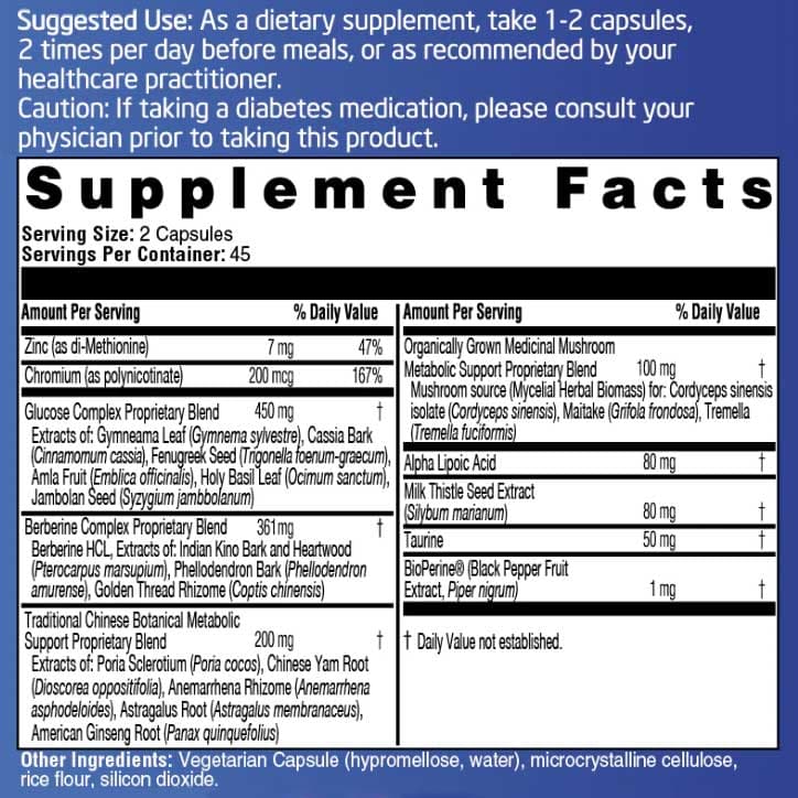 Clinical Synergy Professional Formulas Advanced Glucose Support