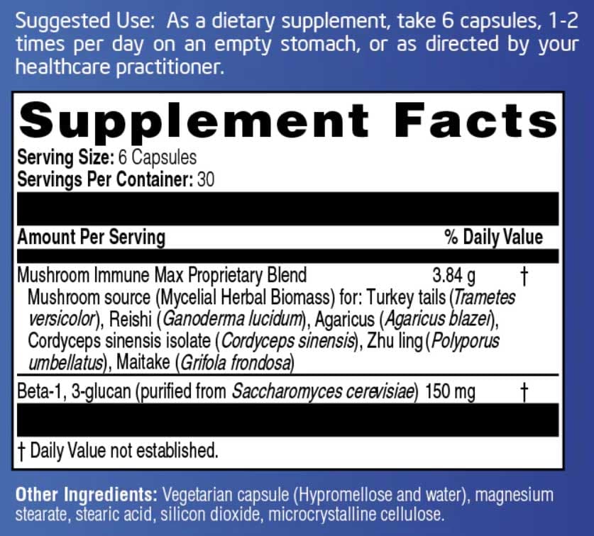 Clinical Synergy Professional Formulas Mycoceutics Immune Max