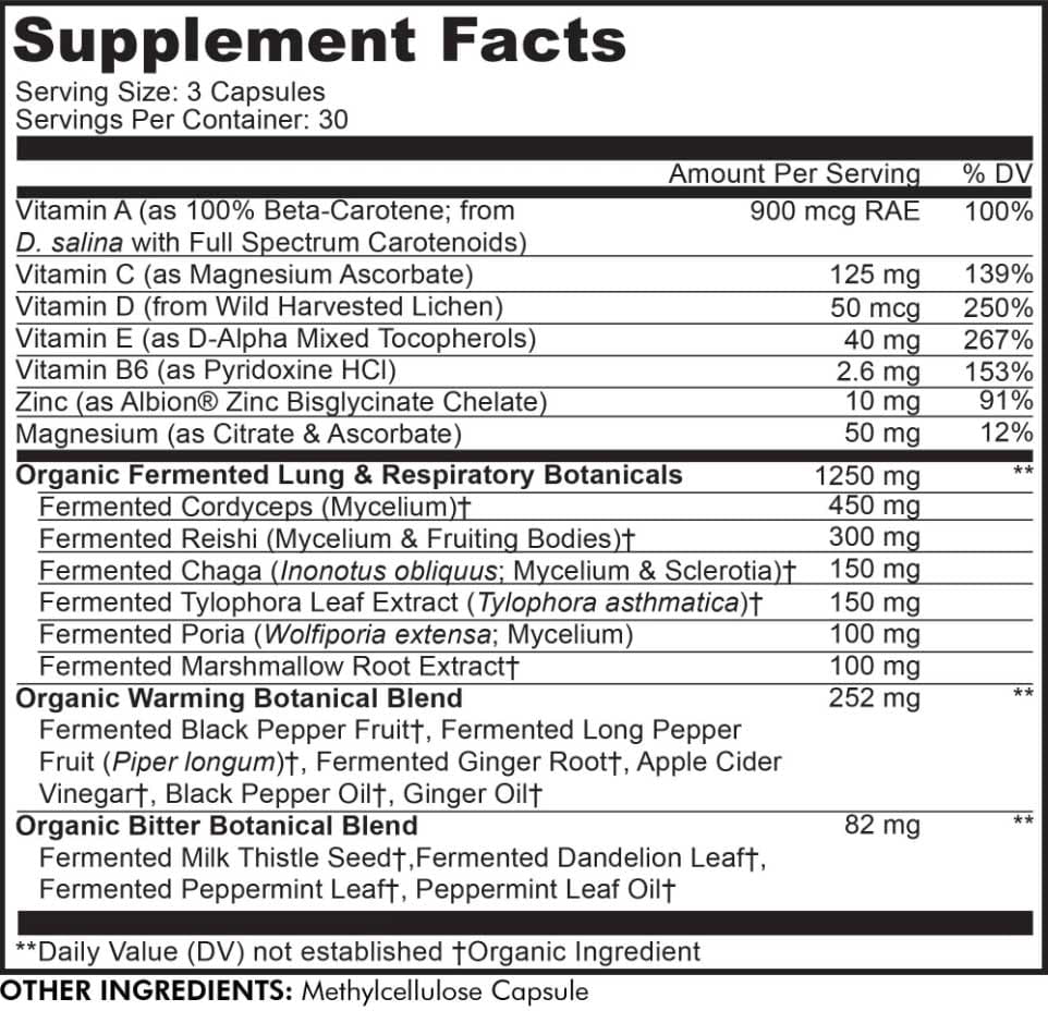Codeage Lungs Vitamins+