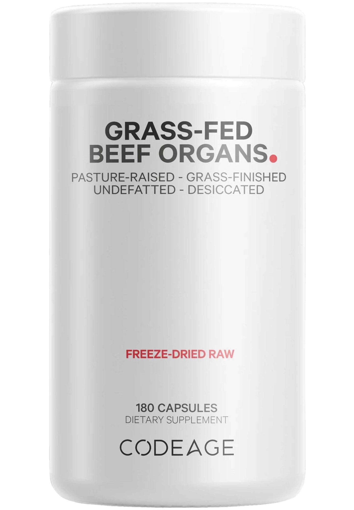Codeage Grass Fed Beef Organs