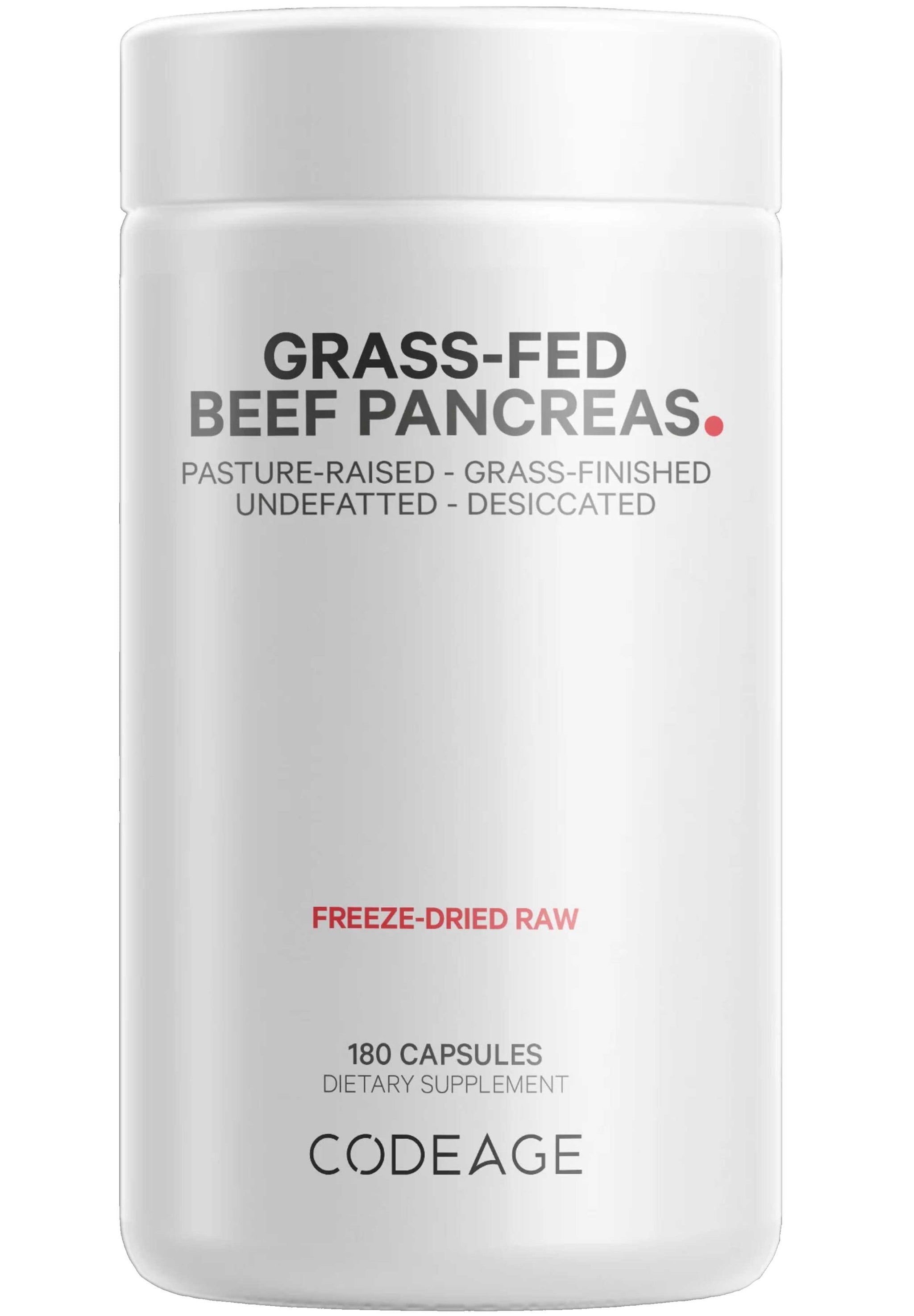 Codeage Grass Fed Beef Pancreas