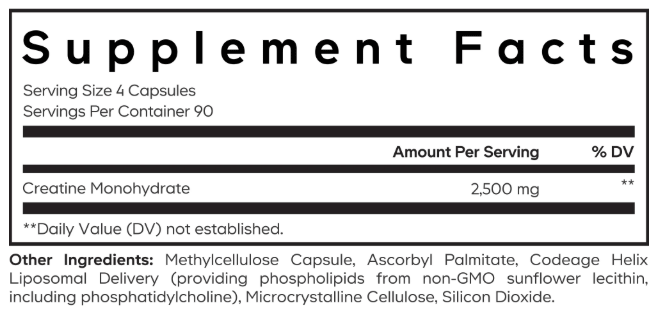Codeage Liposomal Creatine Capsules
