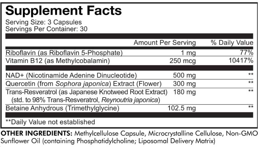Codeage Liposomal Nad+ Ultra Sport