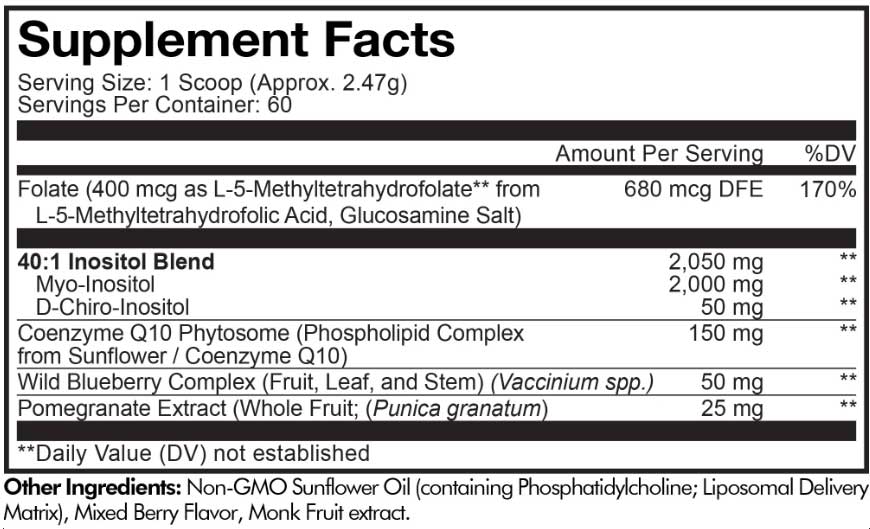 Codeage Liposomal Ovarian Inositol+