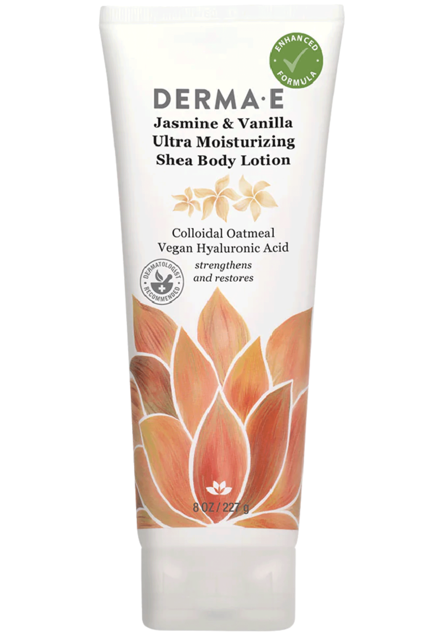DermaE Natural Bodycare Jasmine & Vanilla Ultra Moisturizing Shea Body Lotion
