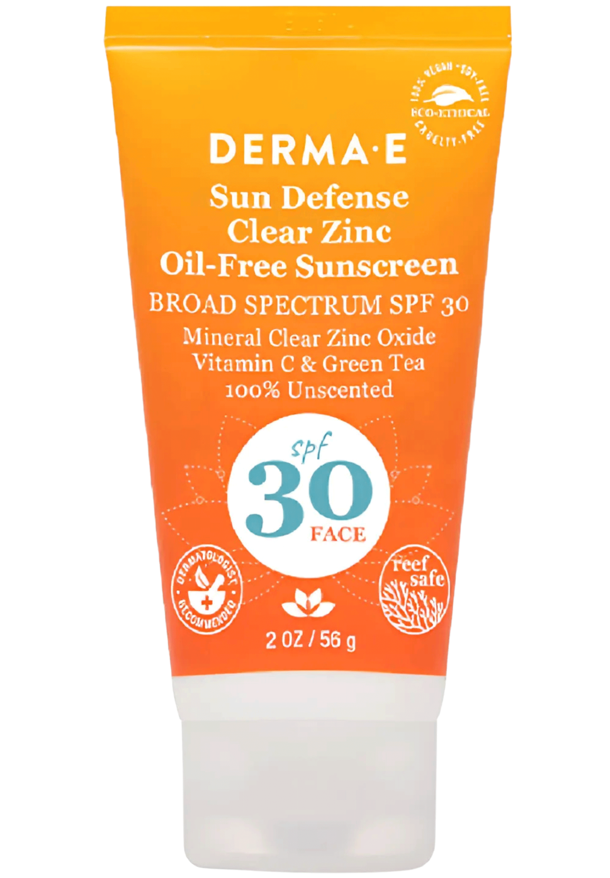 DermaE Natural Bodycare Sun Defense Clear Zinc Oil-Free Sunscreen
